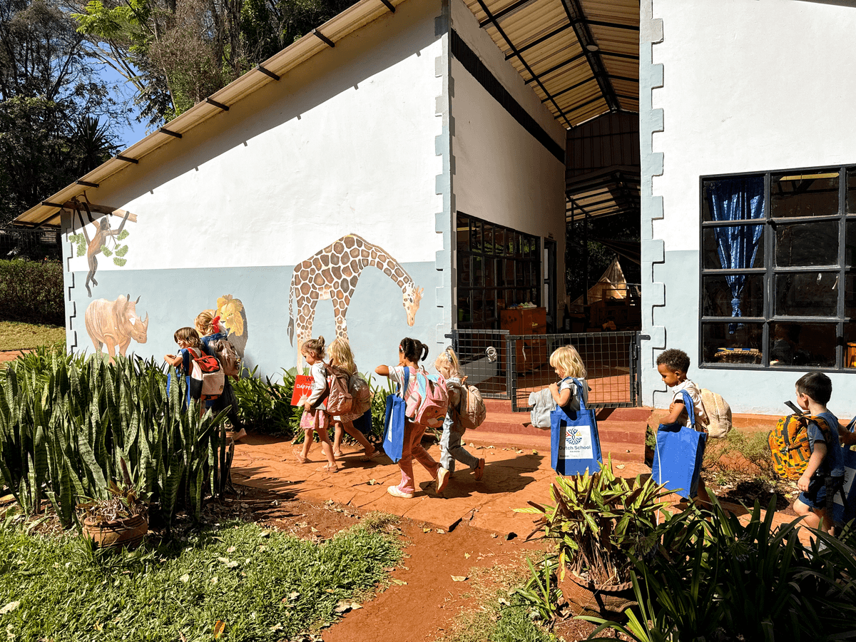 Children learning at Dutch School Nairobi